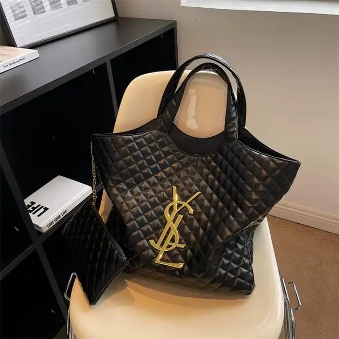 Sac à langer vintage élégant et tendance avec logo lettre, sac à bandoulière unique pour femme, sac