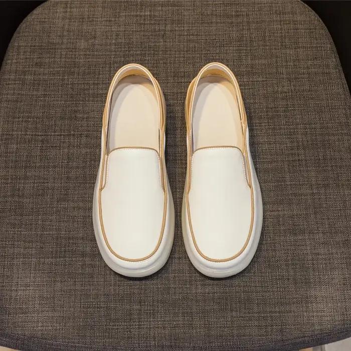 AIYUQI – mocassins en cuir véritable pour femmes, baskets plates de grande taille, décontractées à e