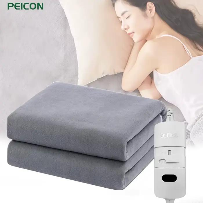Couverture chauffante électrique avec thermostat automatique matelassage confortable tapis métropolitain coussin en polymère pour nuits froides détente et relaxation quotidienne