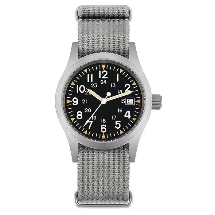 Militado ML05 38mm montre à Quartz mis5 2035/Ronda 515 mouvement montres bombé saphir cristal lumine