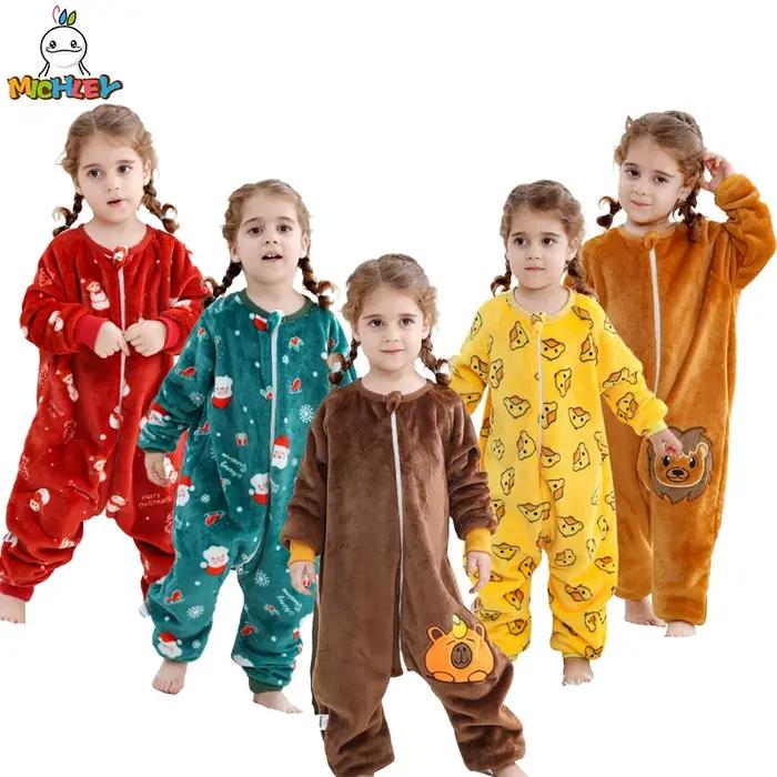 MICHLEY Capitala dessin animé flanelle enfants bébé sac de couchage sac vêtements d'hiver enfant en