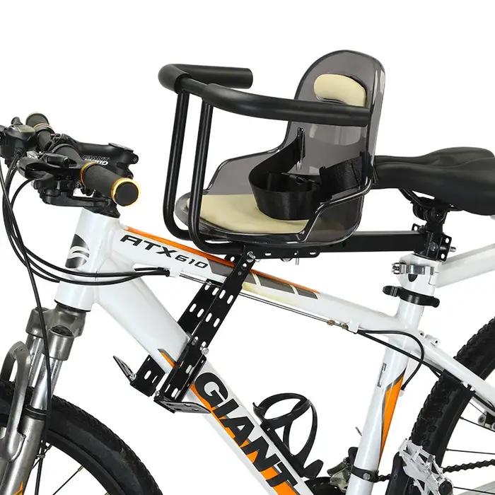 Bicycle Child Saddle Mountain Bike Kids Boys Front Padded Seat Comfortable Safety Baby Cycling Seat