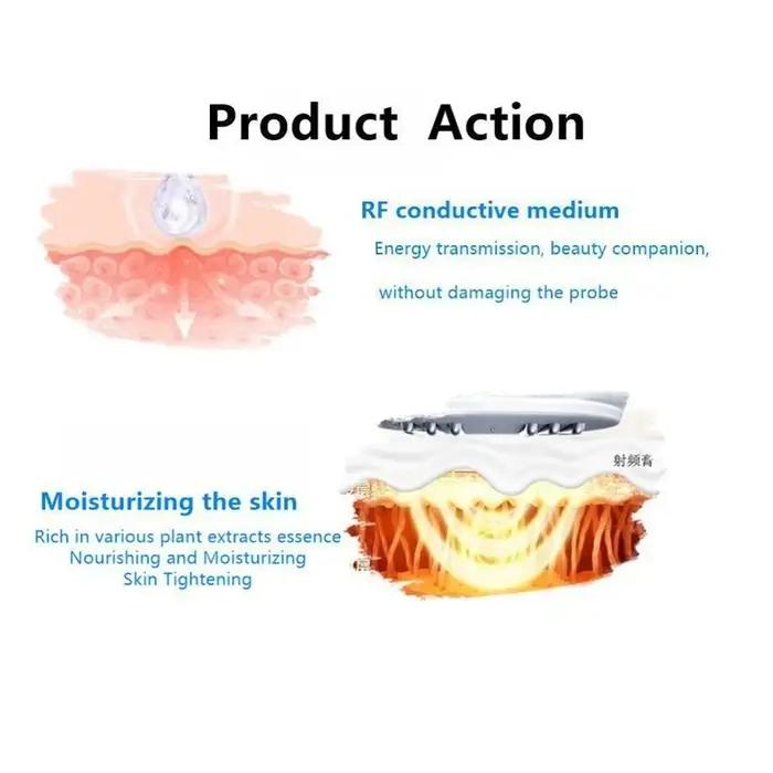 Crème haute fréquence pour la peau, gel d'âme, dispositif de traitement, hydratant, lubrification, d