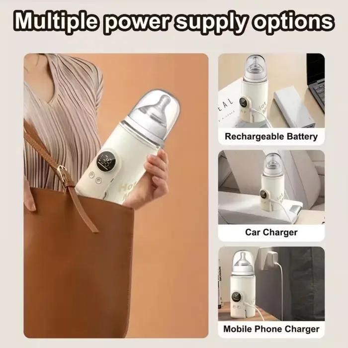Biberon multifonction intelligent bébé 6 vitesses - Contrôle température écran chauffant 6000mAh nouveau-né
