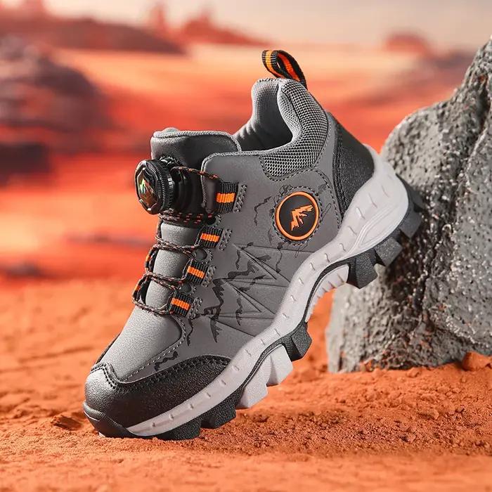 Chaussures de randonnée antidérapantes pour enfants, chaussures d'extérieur chaudes pour enfants, al