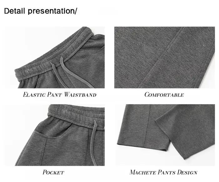 Pantalon décontracté texturé à coutures fendues pour hommes, surdimensionné, jambes incurvées, drapé