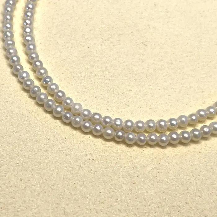 Perles presque rondes de haute qualité AAA 2-3mm, perles d'eau douce naturelles exquises pour la fab
