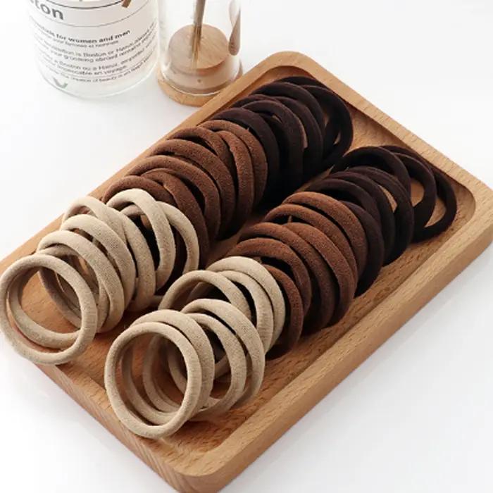 Bandes de cheveux élastiques pour enfants, chouchou sucré pour filles, élastiques à cheveux, pinces