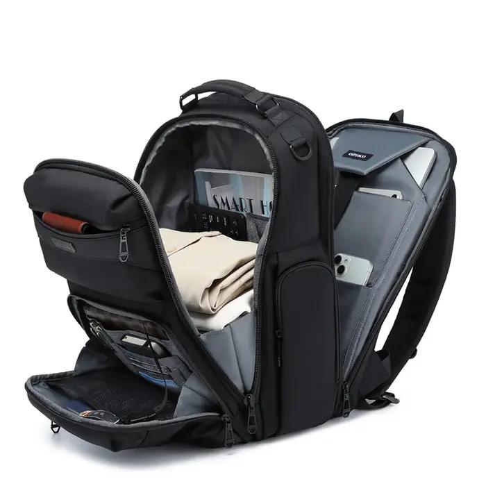 Ozuko – sac à dos étanche multifonctionnel pour hommes, sac à dos pour ordinateur portable 15.617.3