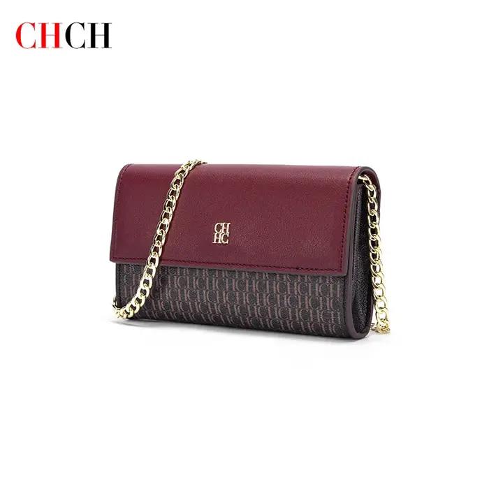 CHCH sac à bandoulière pour femme nouveau sac à chaîne à rabat magnétique marron petit sac carré por