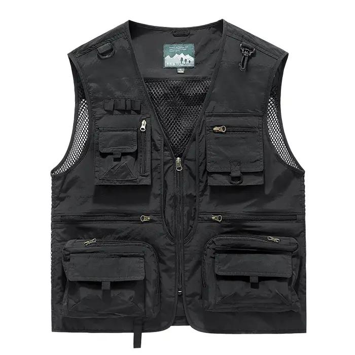 FGKKS – gilet multi-poches pour hommes, nouveau gilet de pêche respirant pour l'extérieur, design de