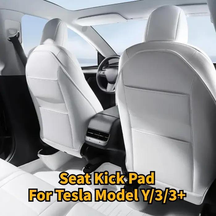 Pour Tesla Model 3 Highland/Model Juniper 2025 – Protège-sièges en cuir anti-coup de pied, tapis de