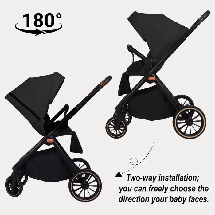BabyVoyage 2 en 1 bébé poussette pliable panier Type siège bébé landau poussette multifonctionnel no