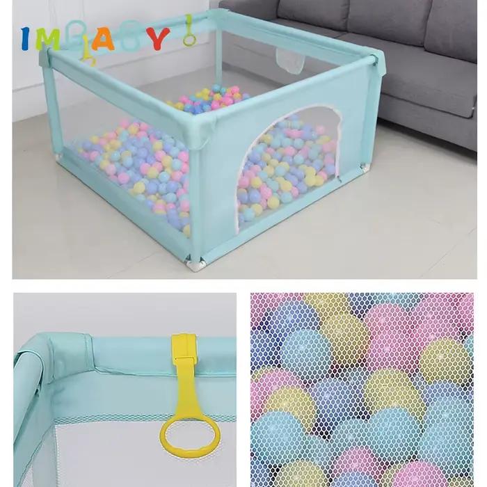 Parc 180x200 pour enfants, barrière de sécurité, clôture, aire de jeux pour tout-petits, éponge Anti