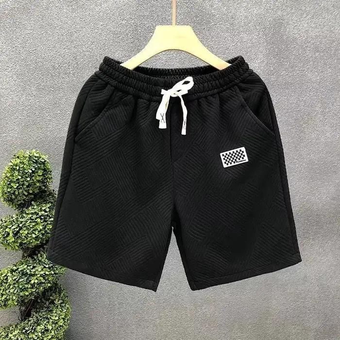 Short à la mode pour hommes, vêtements confortables à taille élastique, pantalons courts respirants,