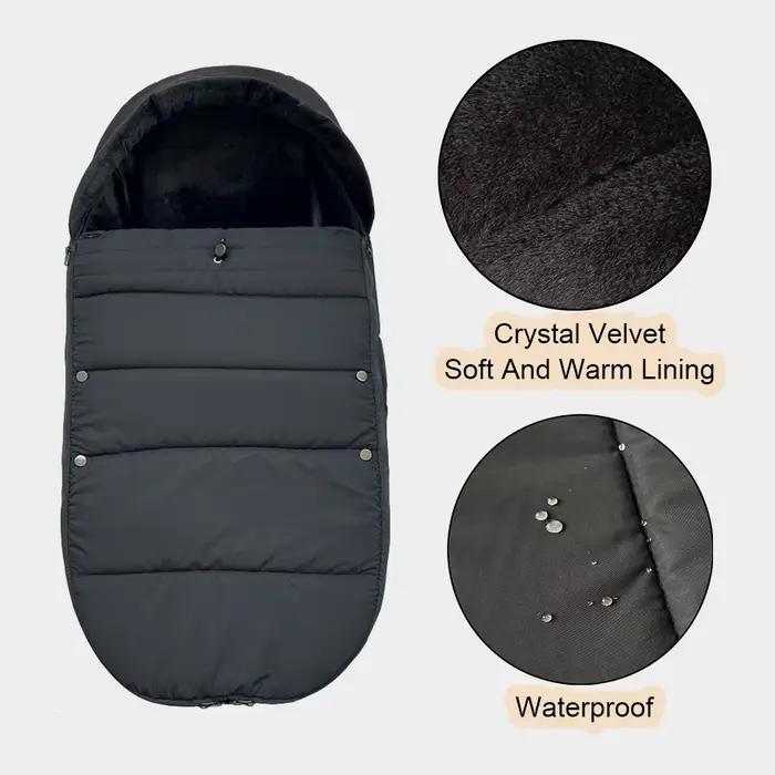 Chancelière d'hiver pour chariot de bébé, compatible avec les poussettes Cybex Priam, ata os et COYA