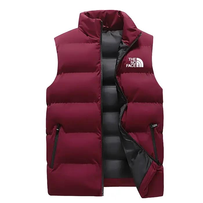Veste à manches longues pour hommes - manteau sans manches élégant - manteau d'hiver imperméable à f