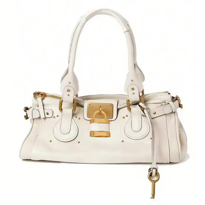 Sac à langer texturé tendance pour femme, sac à bandoulière vintage unique, sac à main de luxe en cu