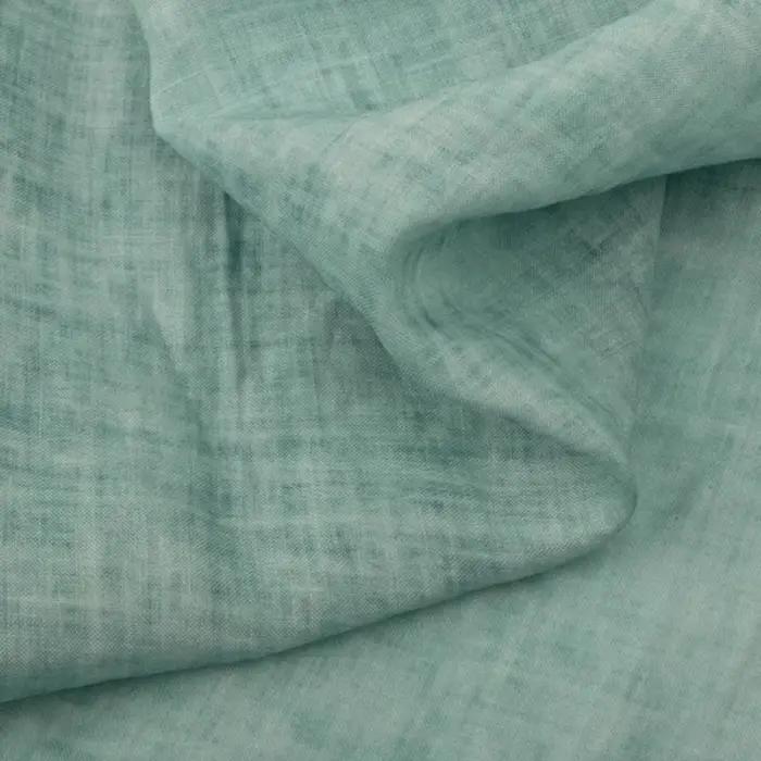 Tissu d'été léger de haute qualité en ramie teinte, pur lin pour chemises, pantalons, robes – Matéri