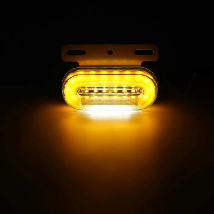 12 pièces 12 V/24 V LED voiture camion feux de position latéraux voiture feux externes Signal indica