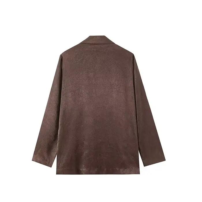 NLZGMSJ Nouveauté Printemps 2026 – Ensembles Femme : Pantalon Large Effet Froissé et Veste de Bureau