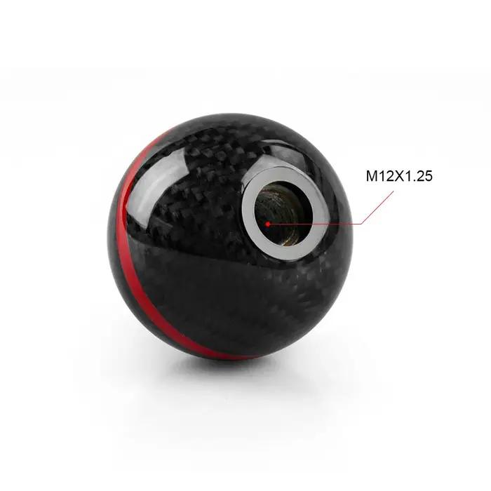 Mugen – pommeau de levier de vitesse universel en Fiber de carbone, 5 vitesses, 6 vitesses, pour Civ
