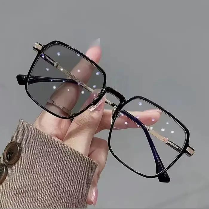 Plamis lunettes d'ordinateur photochromiques Anti-rayonnement en métal lunettes Anti lumière bleue u
