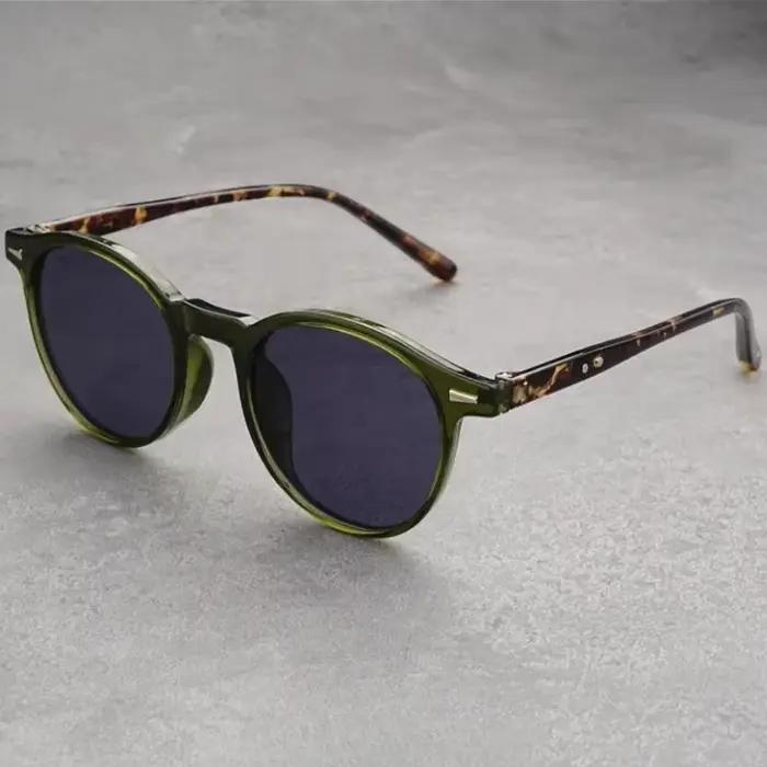 Lunettes de soleil rondes pour myopie, petite monture, rétro, marque de styliste, UV400, lunettes po