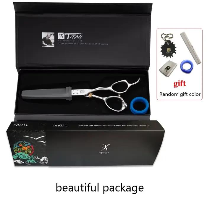TITAN professionnel 6 pouces coupe de cheveux ciseaux coupe salon ciseaux barbier ciseaux amincissan