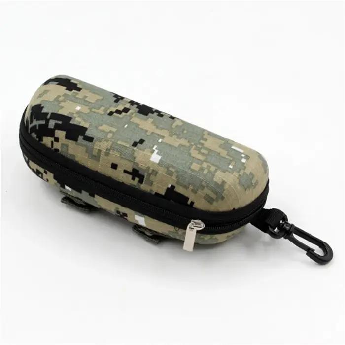 Étui à lunettes de Camouflage, boîte à fermeture éclair pour Sports de plein air, étui épais Anti-st