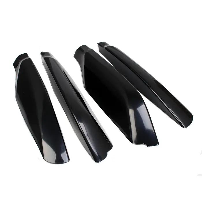 4 pièces/ensemble galerie de toit Rail fin couverture coque remplacer pour Toyota Land Cruiser Prado