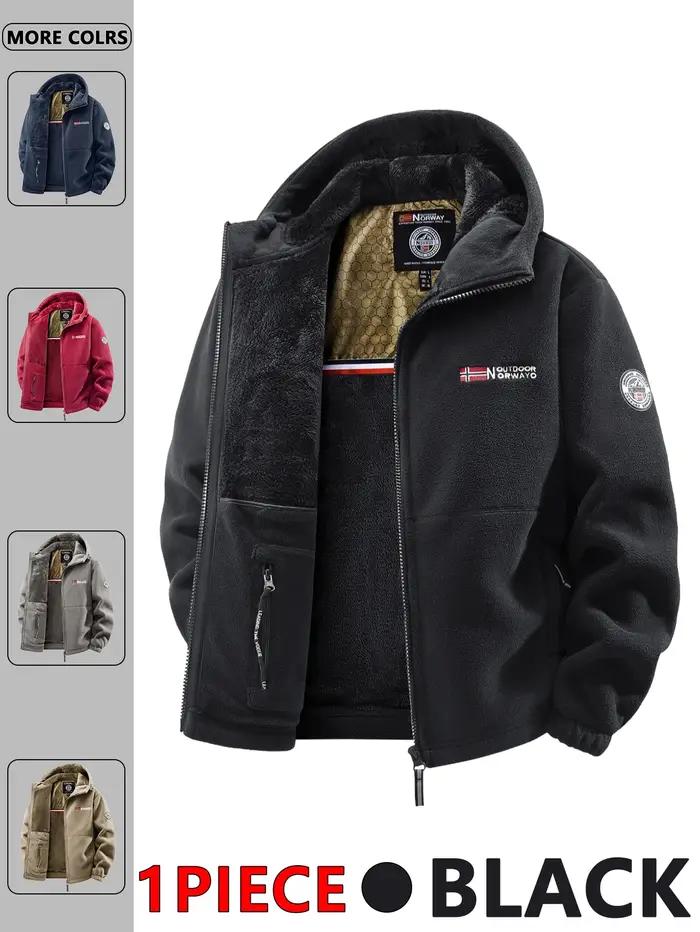 Veste à capuche d'extérieur d'automne et d'hiver pour hommes, adaptée à un usage quotidien à la mais
