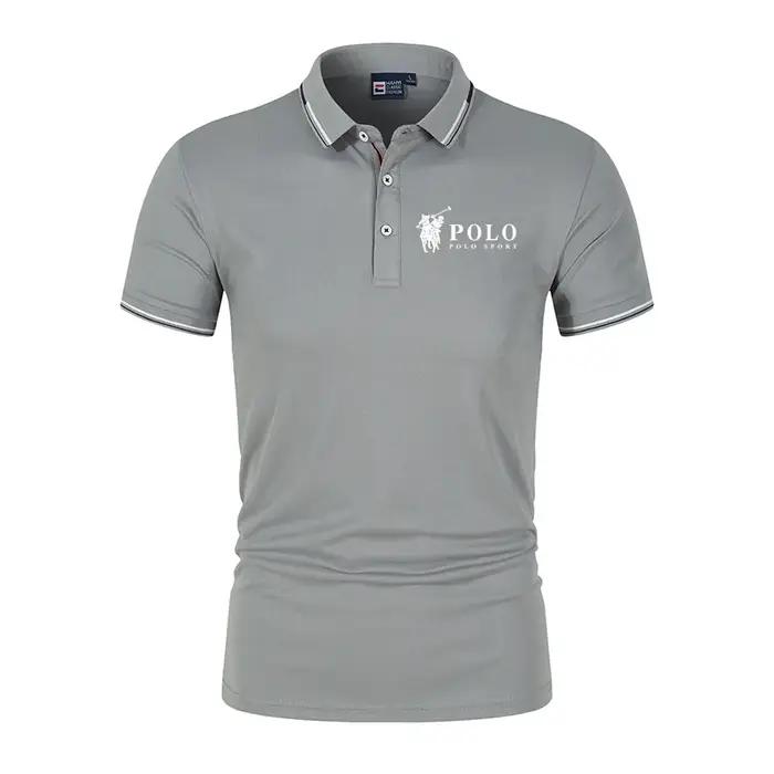 Polo d'été premium pour homme, séchage rapide, respirant, décontracté, mode business, sport, manches