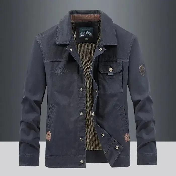 Vestes tactiques rétro imperméables pour hommes, manteau coupe-vent multi-poches, veste militaire fi