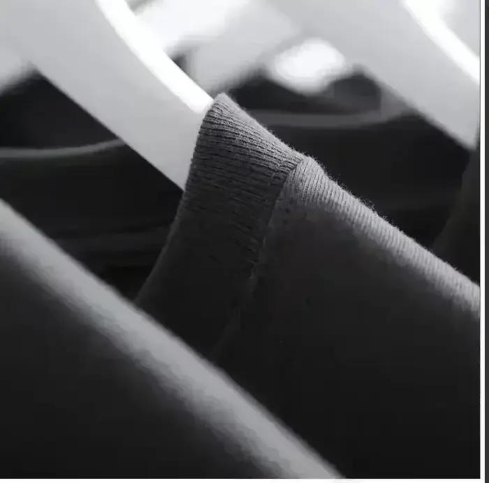 Graphique col rond pur coton haute rue nouvelles femmes imprimé T-shirt à la mode marque ample décon