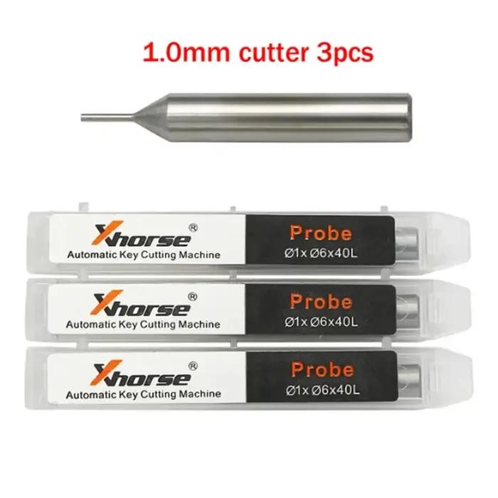 Sonde de fraise 1.0mm 1.5mm 2.0mm 2.5mm, 3 pièces, pour Xhorse CONDOR XC MINI Plus Dolphin XP-005 XP