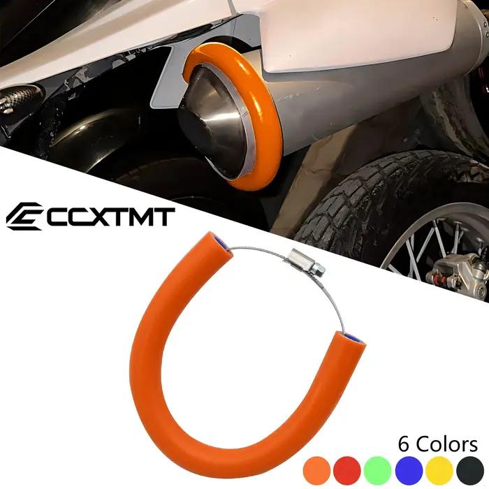 Couvercle de protection d'échappement de moto