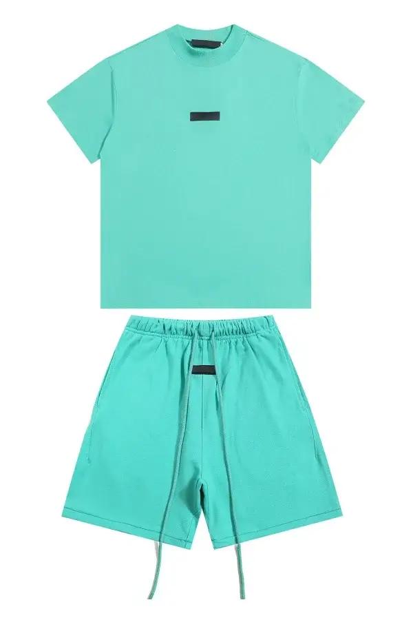 Ensemble T-shirt et short tendance pour homme et femme, collection The Garden, nouvelle coloration,