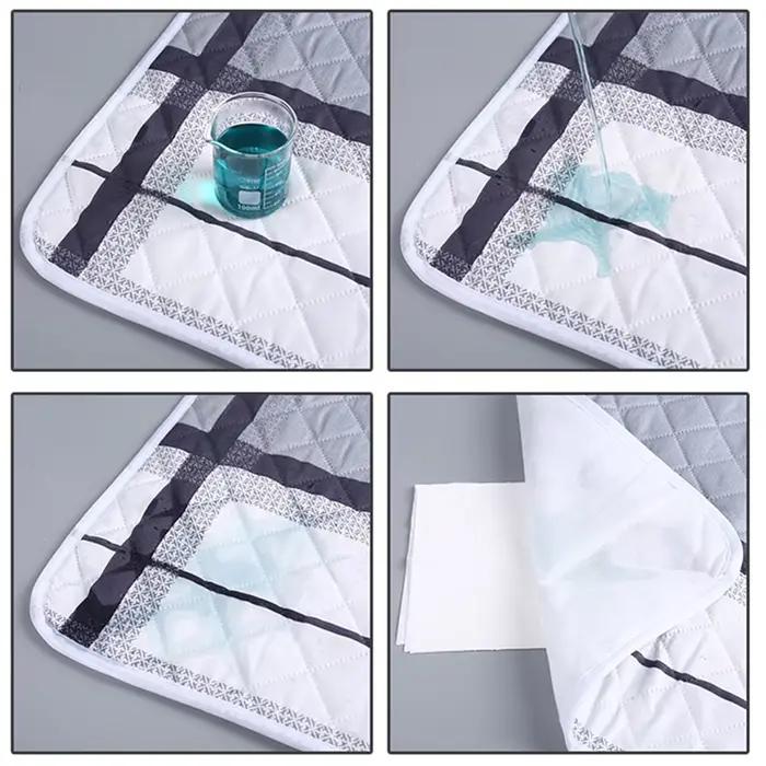 Matelas imperméable et lavable en polymère d'urine pour bébé et enfant en bas âge, protège-lit en de