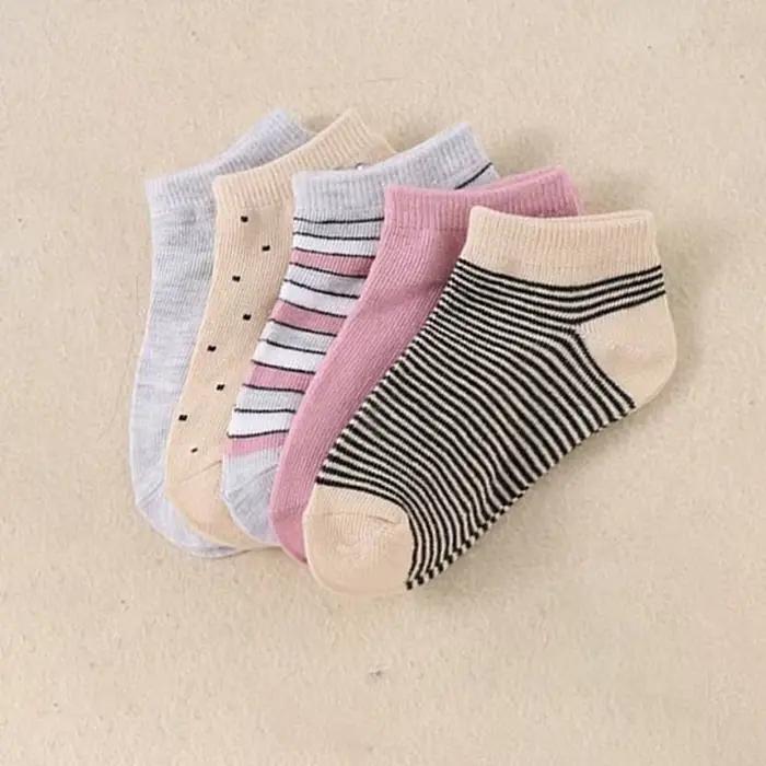 10 paires de chaussettes pour enfants, mignonnes, à imprimé cœur, unisexes, pour garçons et filles,
