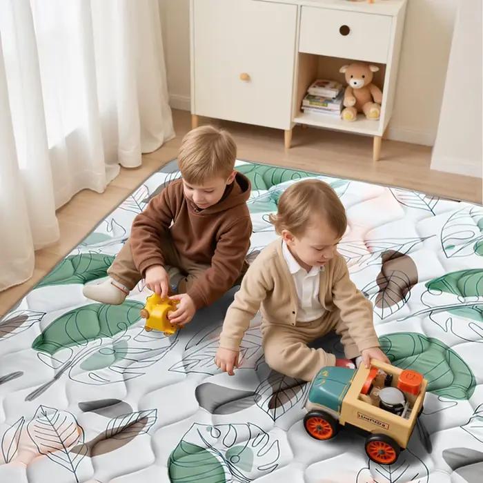 Tapis de jeu pour bébé, tapis d'éveil pour parc de jeu, tapis de jeu en mousse épaisse pour bébés et