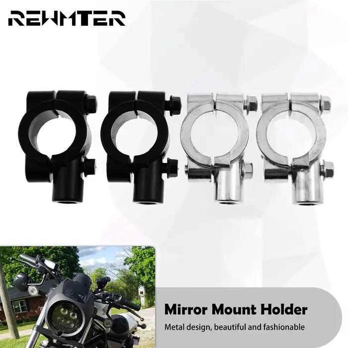 Support de rétroviseur de guidon de moto, adaptateur de pince, support de rétroviseur, support rapid