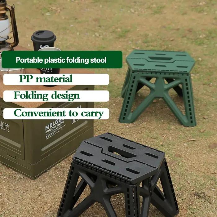 Tabouret pliant portable, haute charge, repose-pieds durable, chaise pliable, petit tabouret pour us