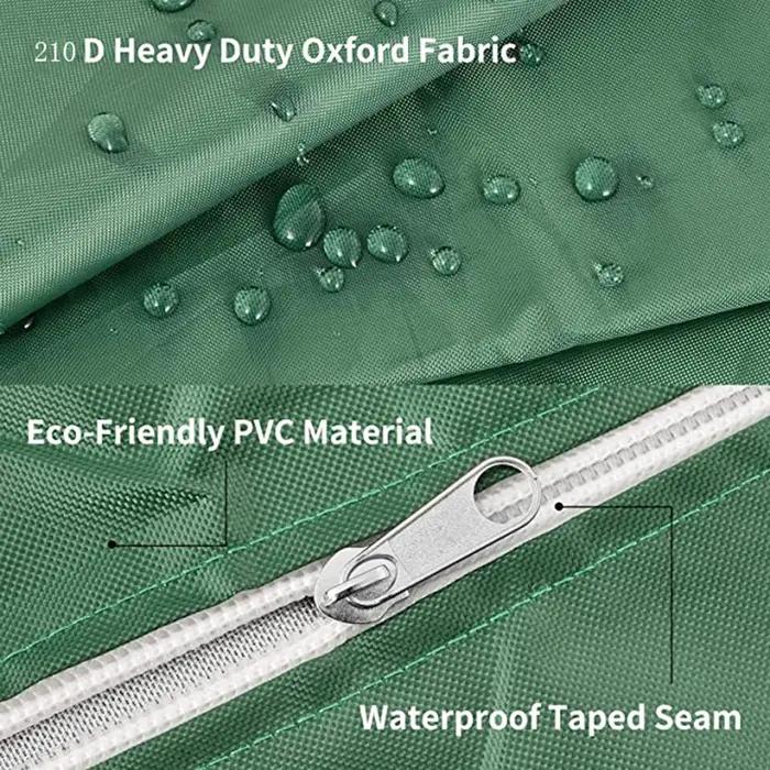 Bâche de couverture de réservoir d'eau IBC 1000L, bâche imperméable résistante aux UV avec fermeture