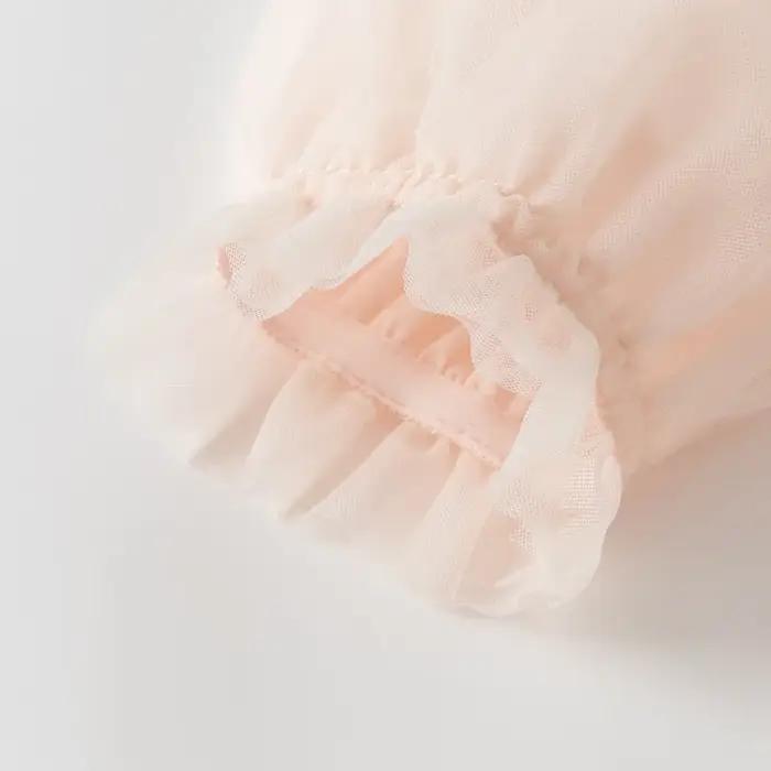 Dave Bella – robe de princesse en maille pour filles, nouvelle collection printemps 2021, breloque p
