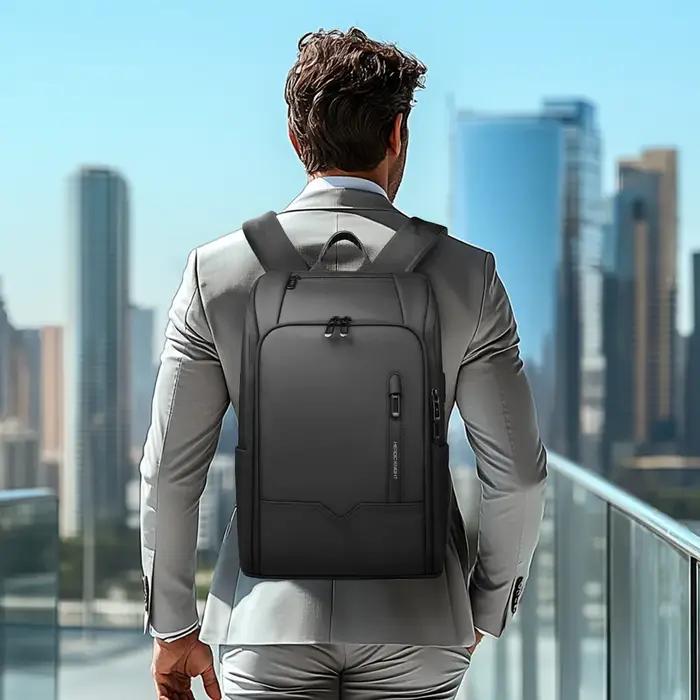 Sac à dos d'affaires Heroic Knight pour ordinateur portable de 15,6 pouces, grand sac à dos de voyag