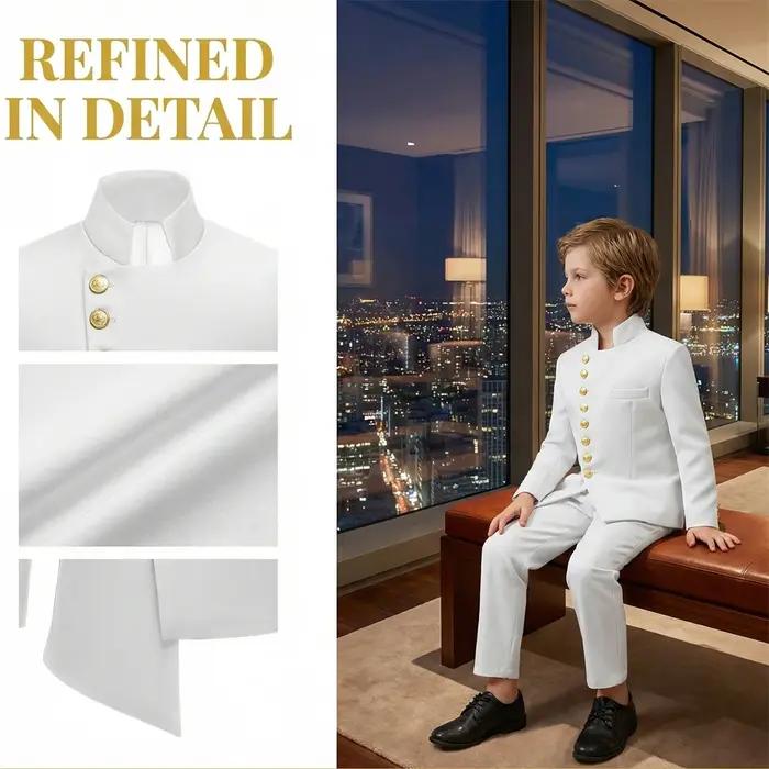 DMDRS Ensemble de costume formel pour enfants de tout-petit à adolescent - Expédié aujourd'hui Gradu