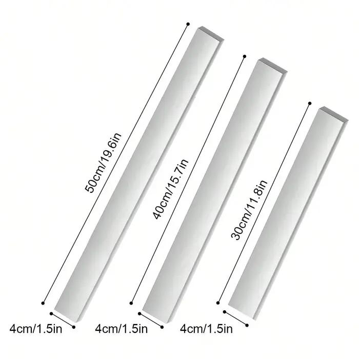Leeseph Porte-couteau magnétique pour mur, porte-couteaux à bande magnétique polyvalente en acier in