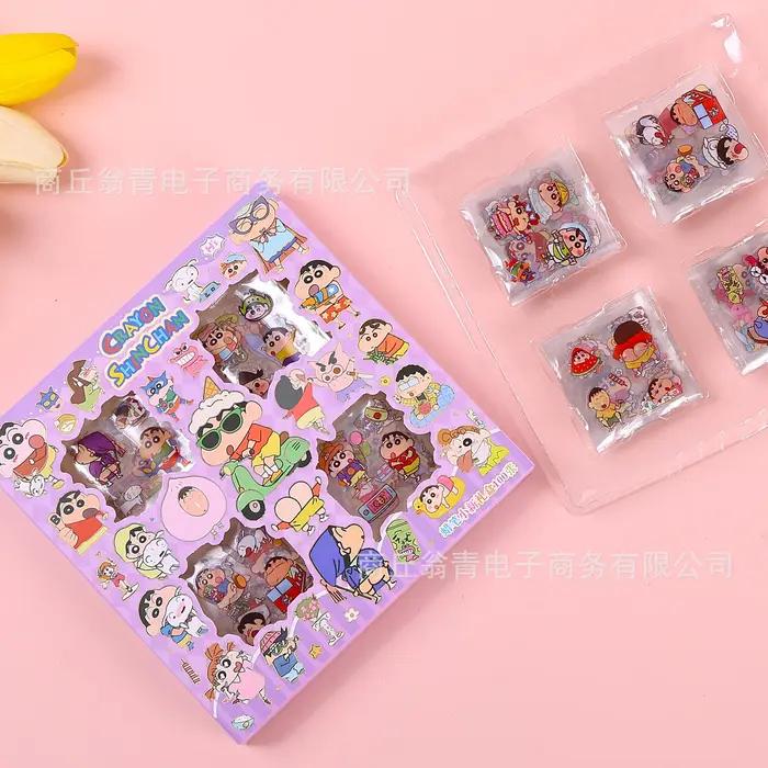 Autocollants Shin-chan Anime Jouets Transparent Appliques Ordinateur Skateboard Bricolage Décoration Accessoires Occasions Spéciales