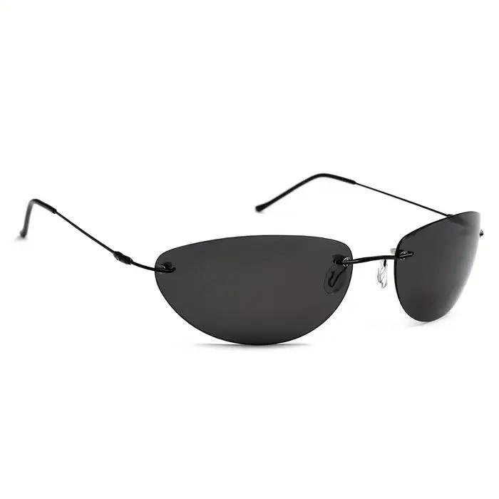 Mise à niveau Cool Matrix Smith Style lunettes De soleil polarisées ultralégères sans monture hommes